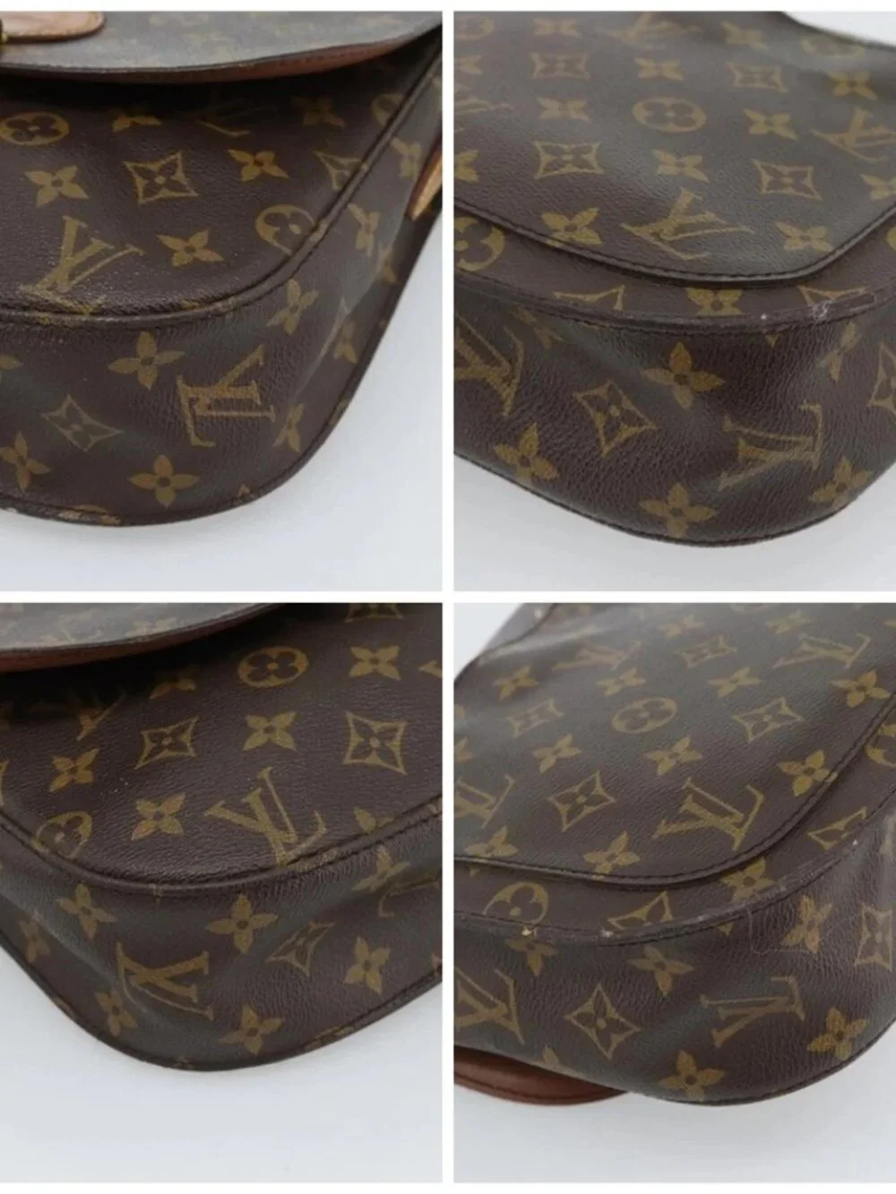 LOUIS VUITTON Monogram Saint Cloud GM Shoulder Bag M51242 LV Auth 184843